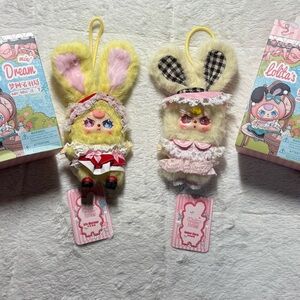2 Baby Three Mini Lolita’s Dream Series Amber Glaze Plush Figures-Iris & Amber